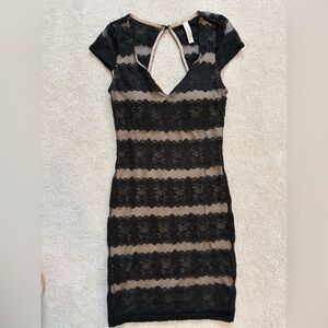 Elegant Black Lace Dress